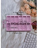 Силиконова форма за дубайски шоколад